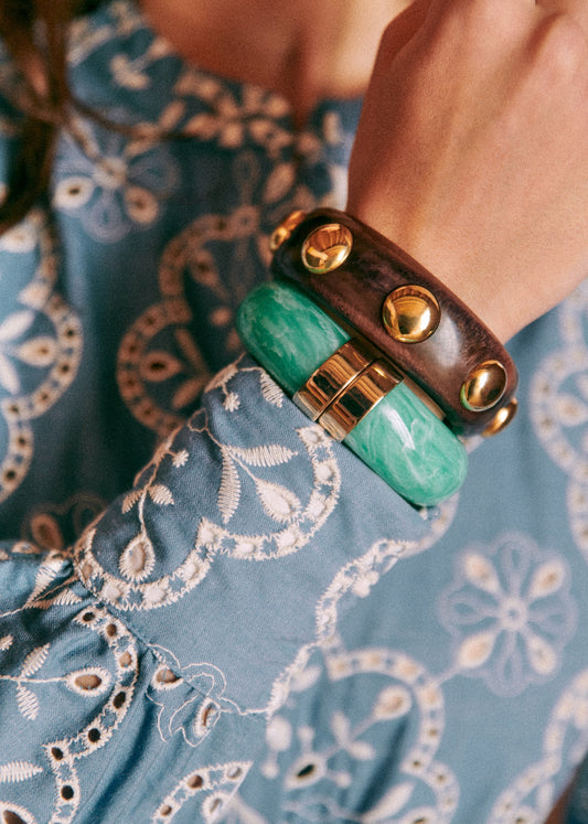 Bracelet Olympe - Bois dor&eacute; - E-SHOP/BIJOUX Bracelets &amp; Bagues 5905854