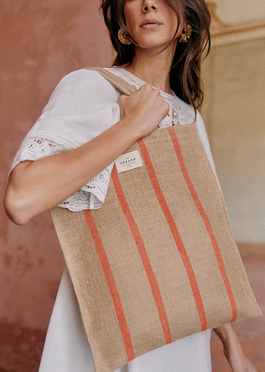 Petit Cabas Jute - Rouge - SACS/NEW SACS Nos Paniers 5906385
